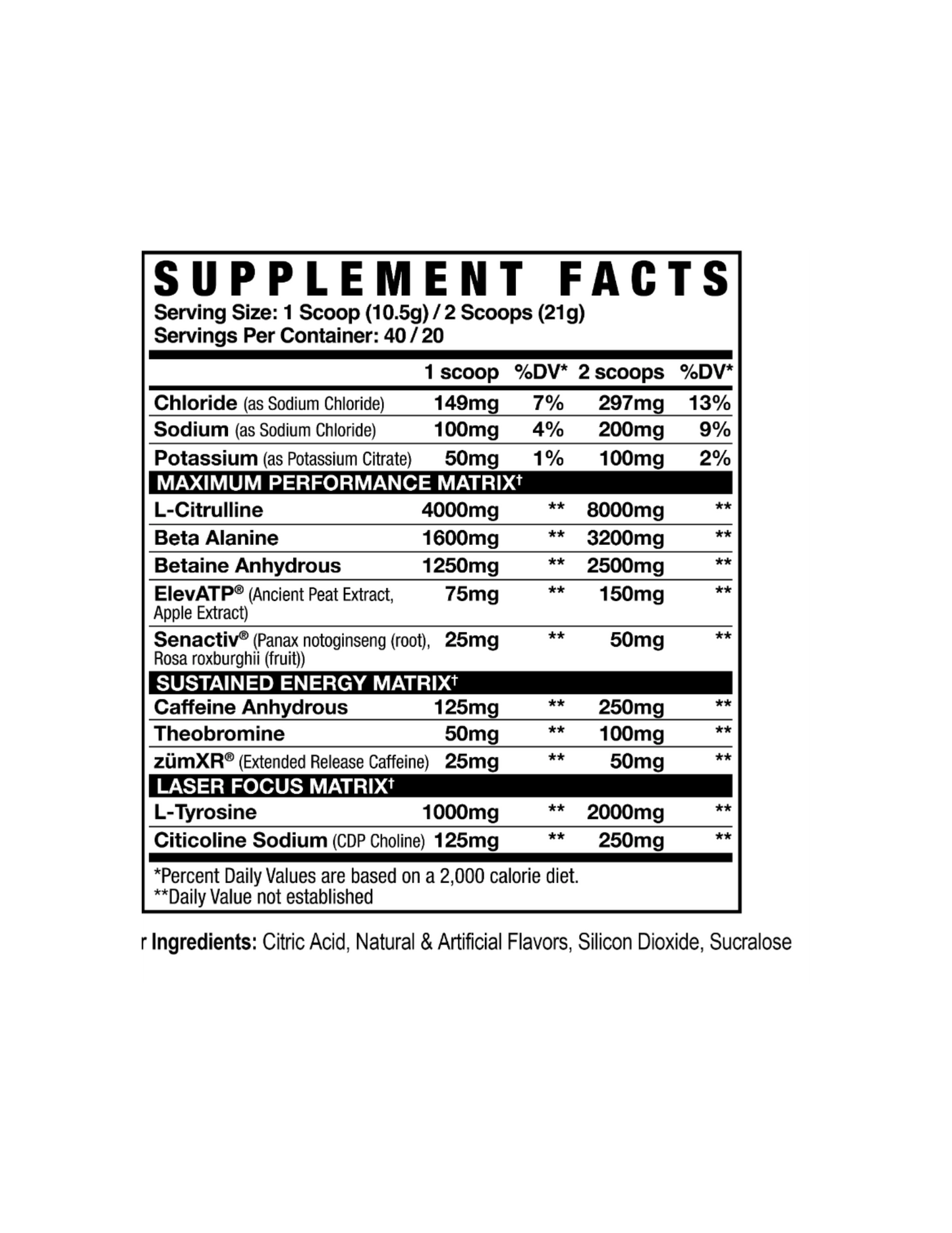 Axe & Sledge Intake Preworkout-The Supplement Stop