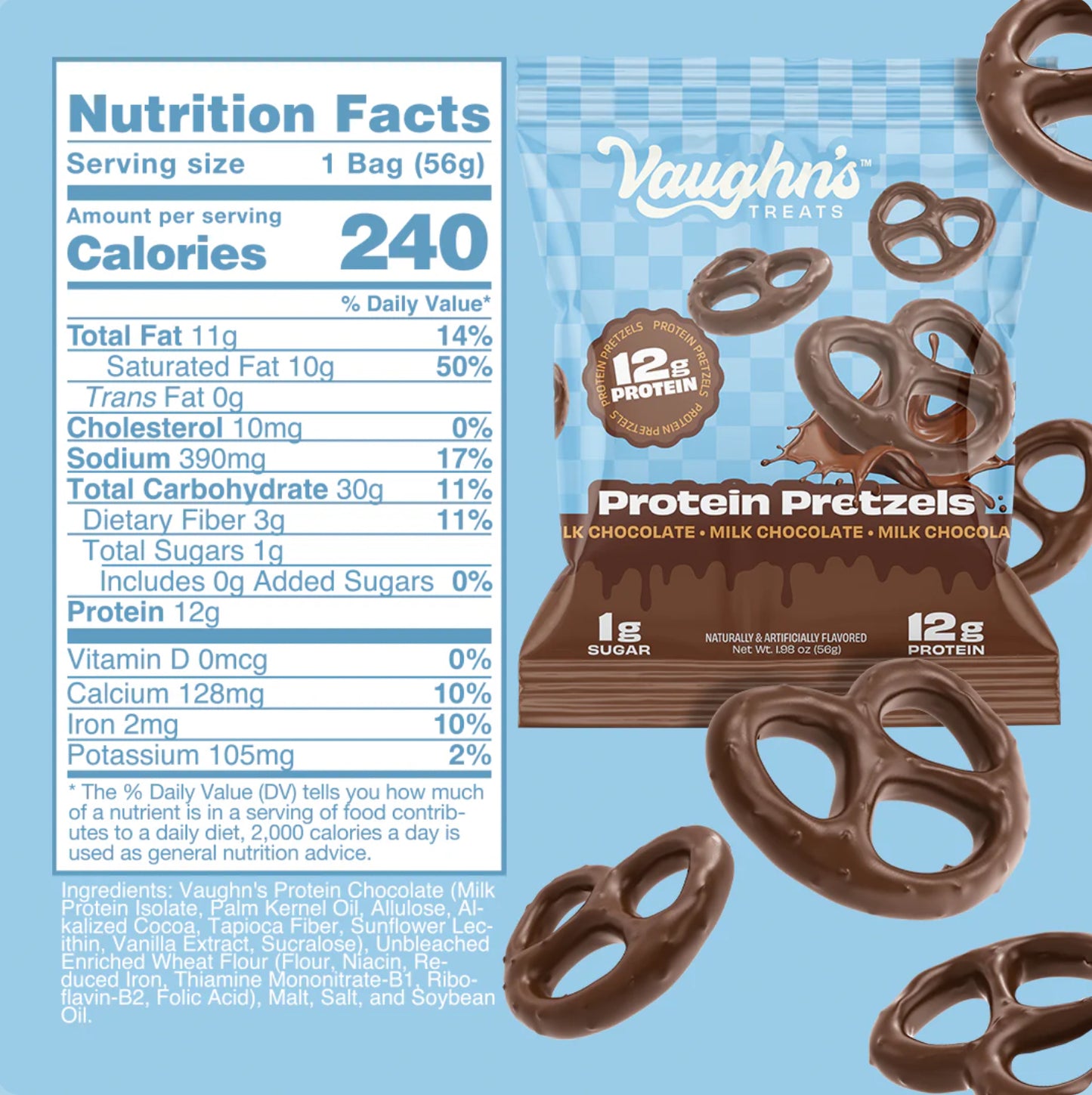 Vaughn's Treats Protein Packed Pretzels