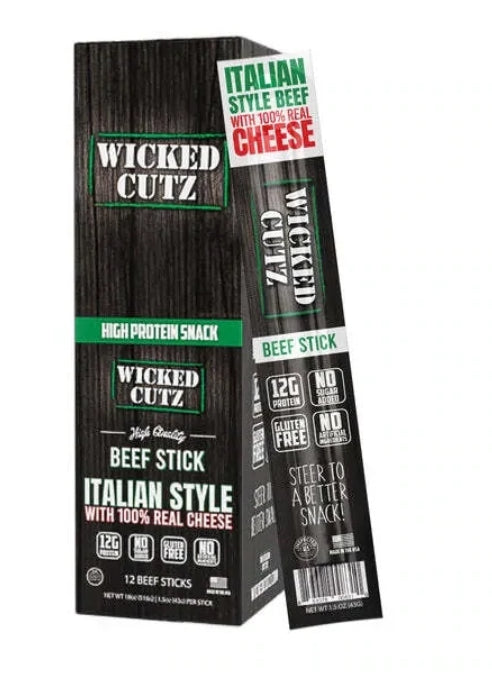 Wicked Cutz Italian Beef & Cheese Sticks