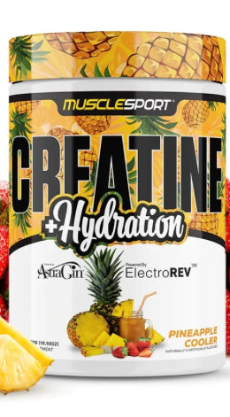 Musclesport Creatine + Hydration Pineapple Cooler