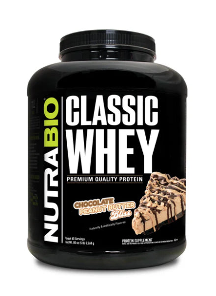 Nutrabio Classic Whey Chocolate Peanut Butter Bliss 5 LB