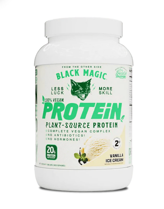 Black Magic Supply Vegan Protein-Vanilla Ice Cream-The Supplement Stop