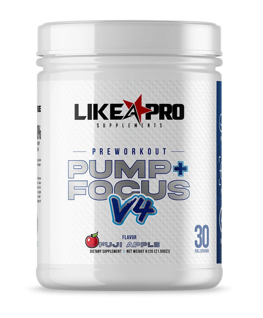 Like A Pro Supplements Pump and Focus Fuji Apple