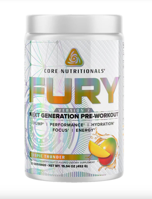 Core Nutritionals Fury Preworkout-The Supplement Stop