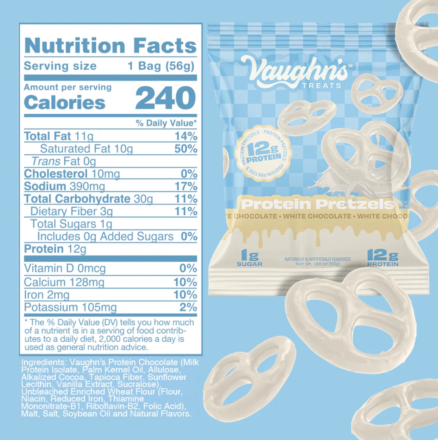 Vaughn's Treats Protein Packed Pretzels