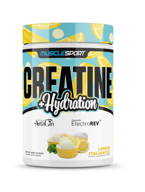 Musclesport Creatine + Hydration Lemon Ice