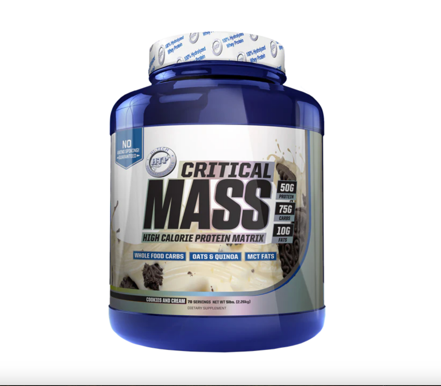 HiTech Pharmaceuticals Critical Mass-Cookies And Cream-The Supplement Stop