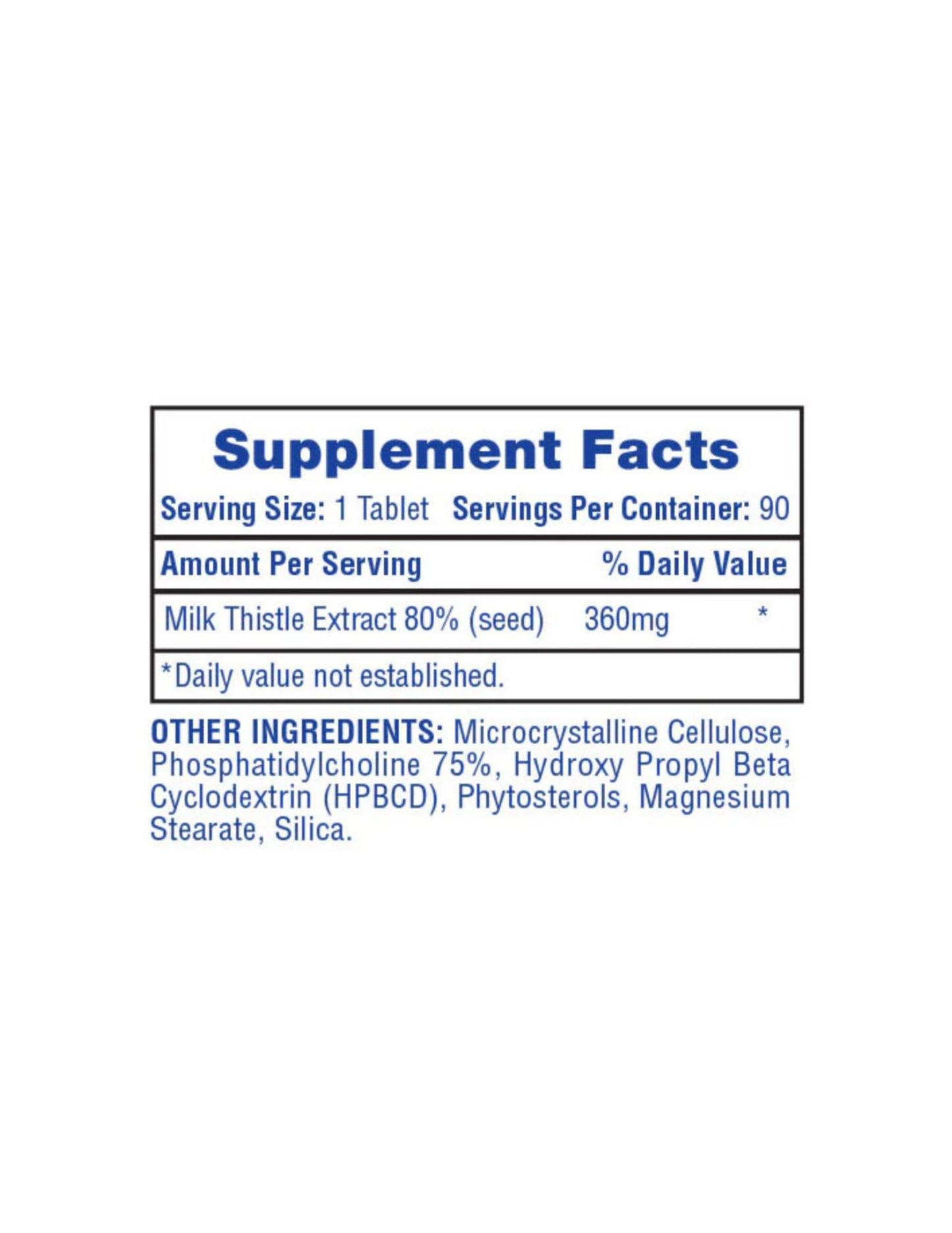 HiTech Pharmaceuticals Milk Thistle-The Supplement Stop