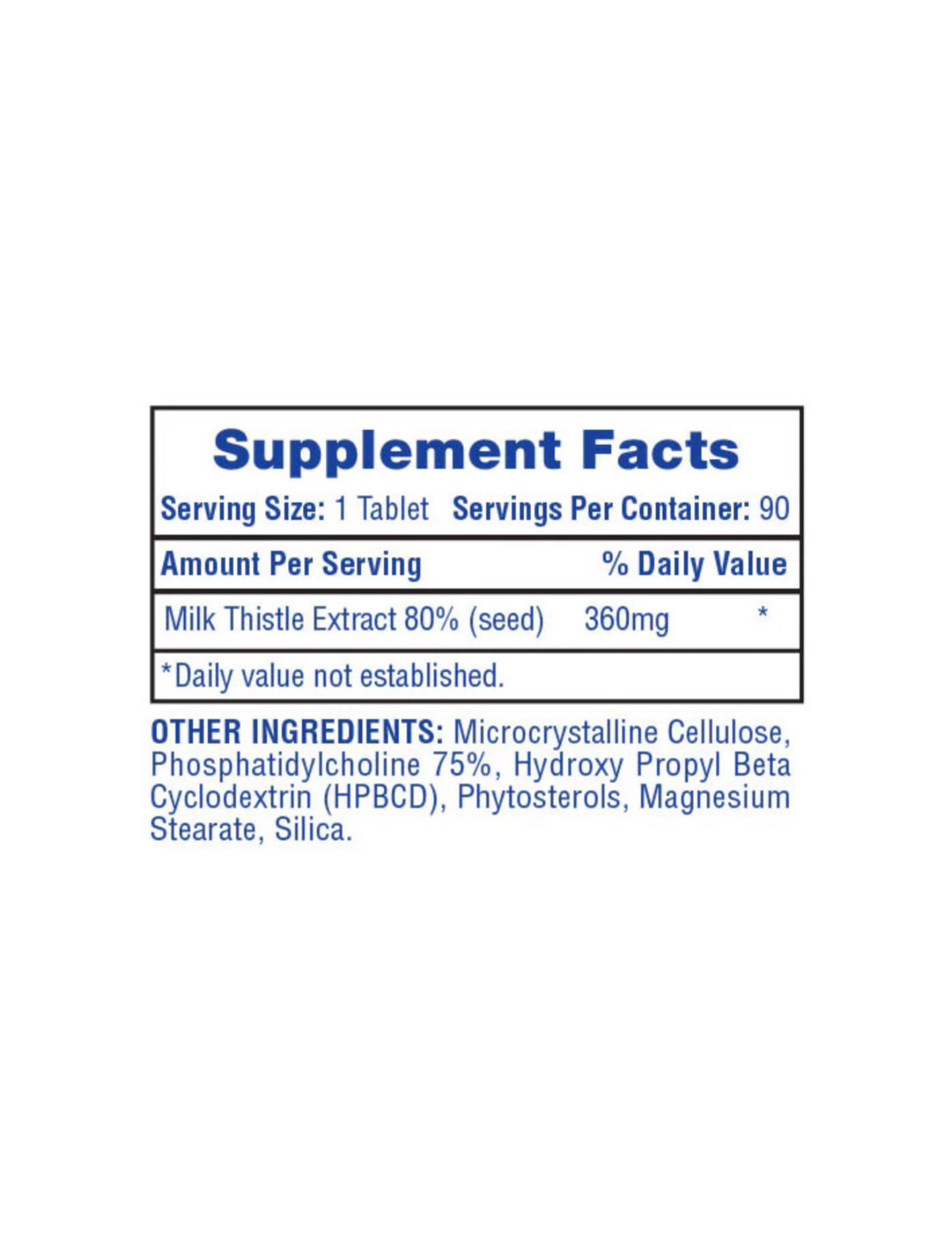 HiTech Pharmaceuticals Milk Thistle-The Supplement Stop