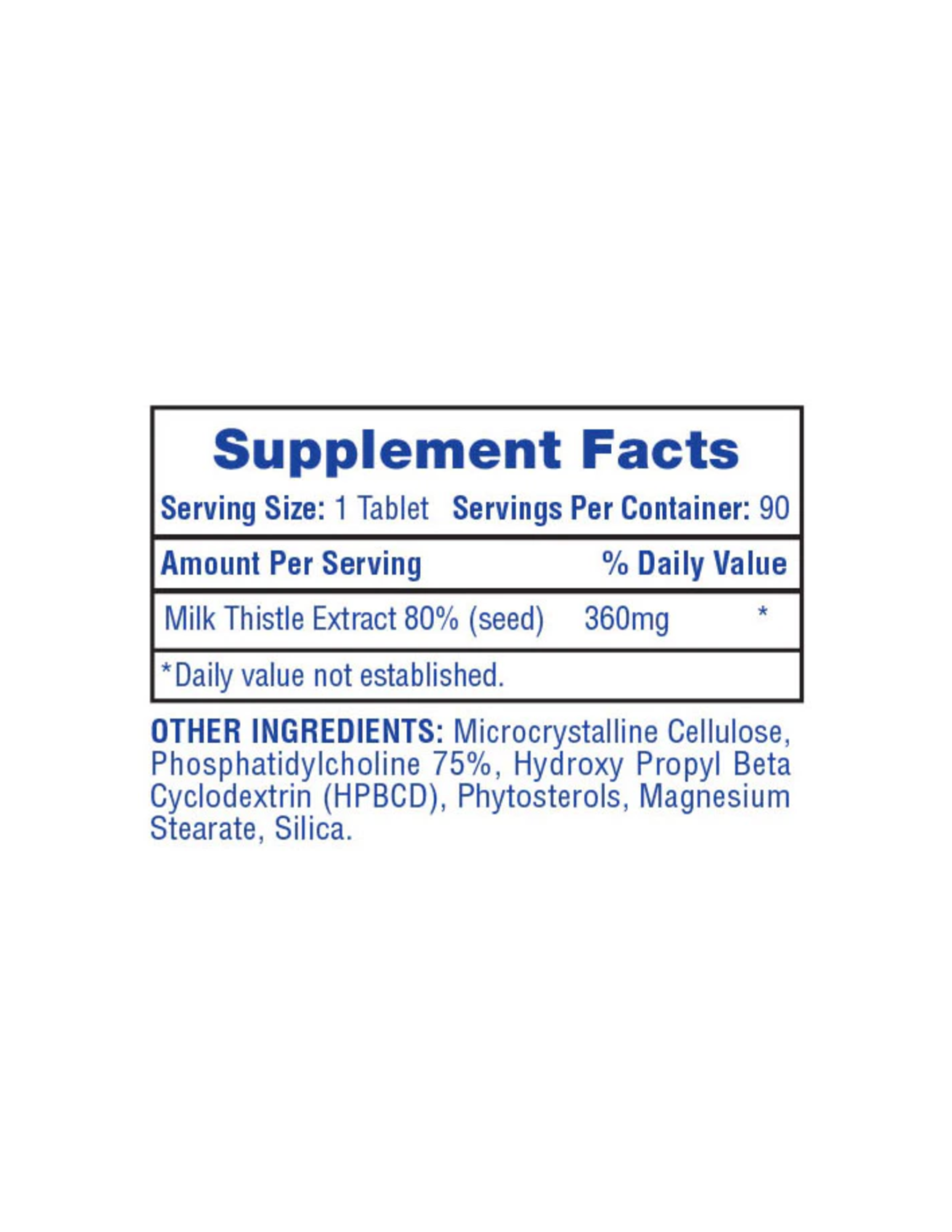 HiTech Pharmaceuticals Milk Thistle-The Supplement Stop