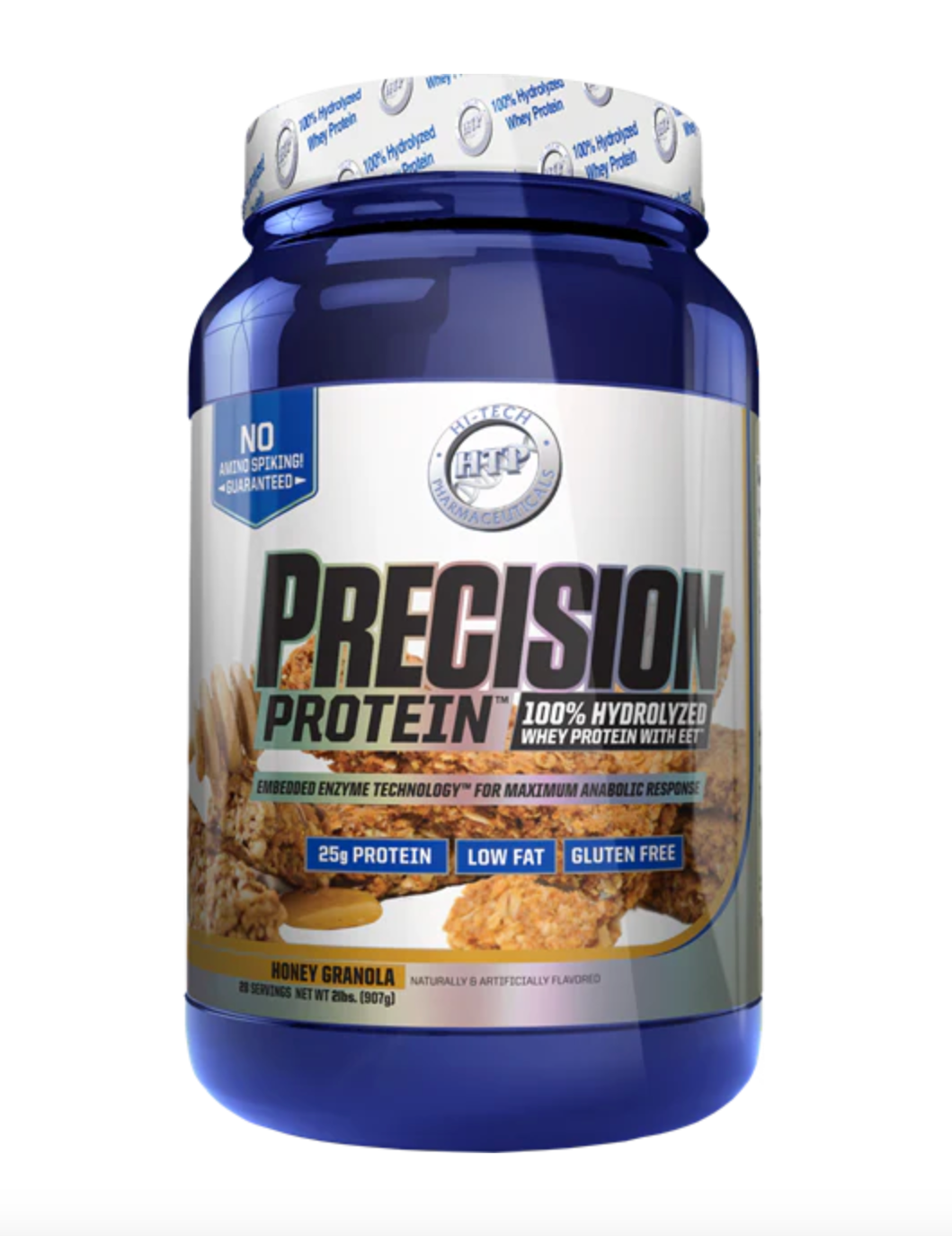 Hi Tech Pharmaceuticals Precision Protein Powder 2LB-Honey Granola-The Supplement Stop