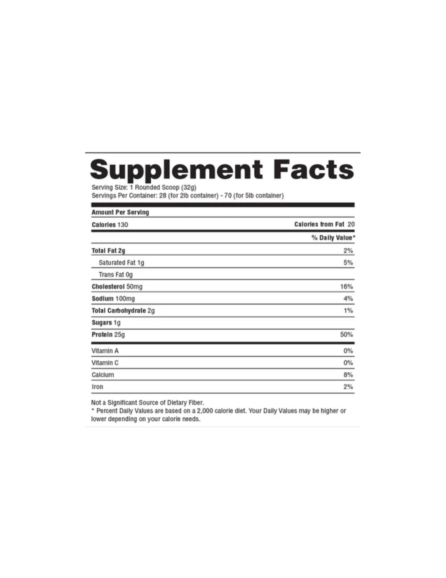 Hi Tech Pharmaceuticals Precision Protein Powder 2LB-The Supplement Stop