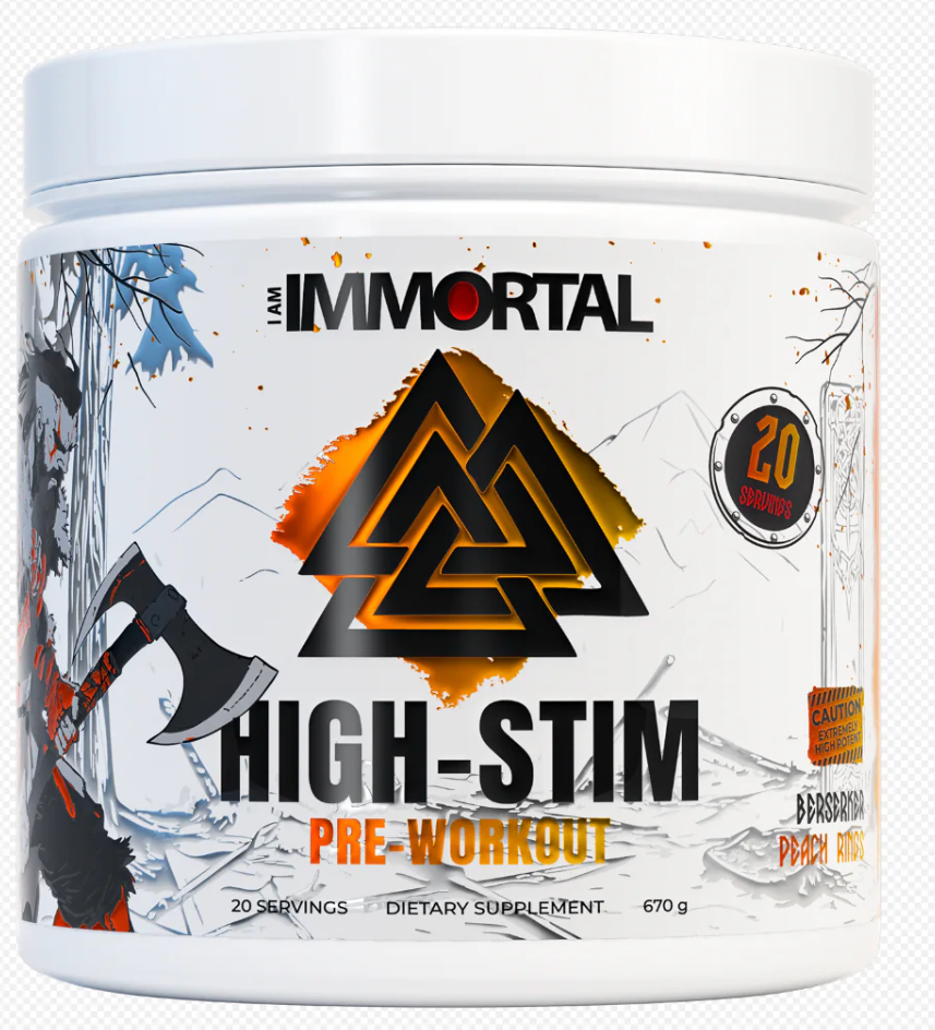 I Am Immortal Berserker High Stim Preworkout-The Supplement Stop