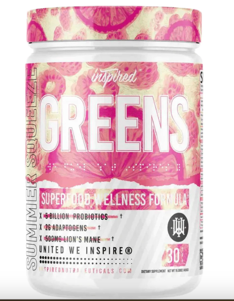 Inspired Nutra Greens-Summer Squeeze (Raspberry Lemonade)-The Supplement Stop