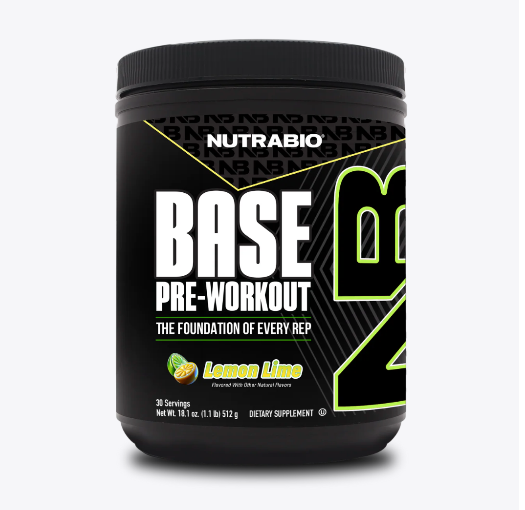 NutraBio Base Preworkout-Lemon Lime-The Supplement Stop