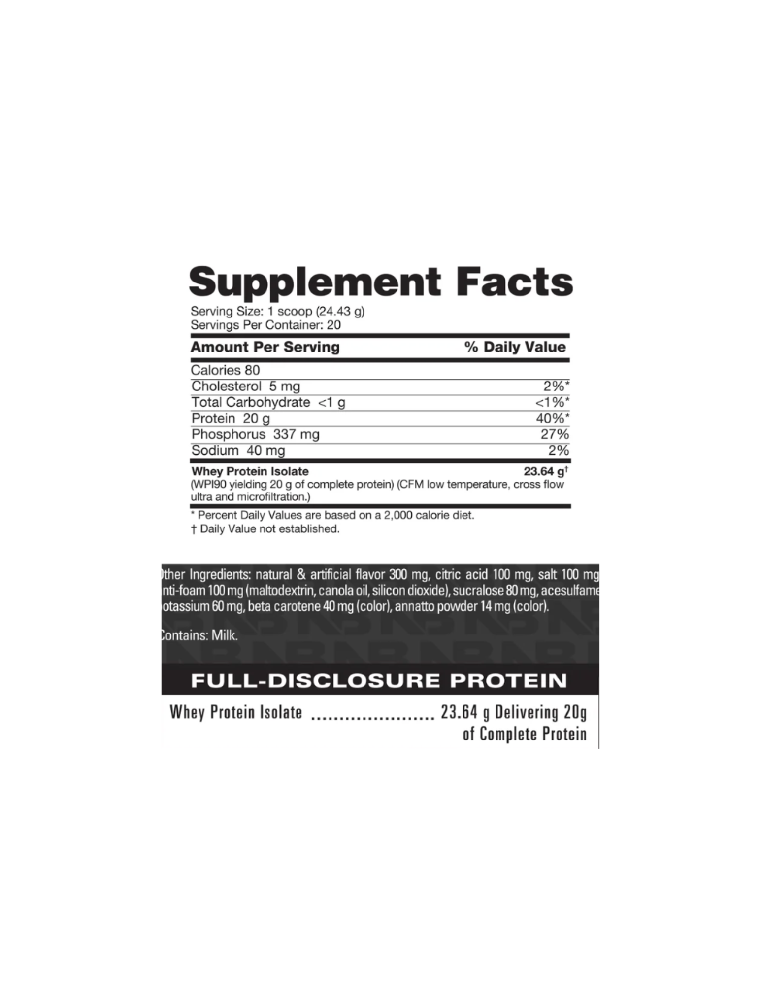 NutraBio Clear Whey Isolate Protein Powder-The Supplement Stop