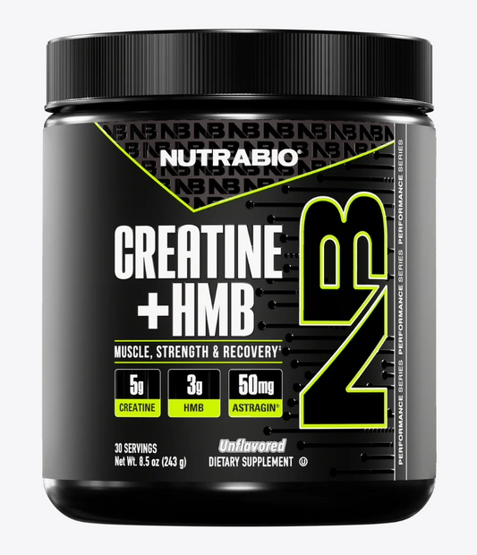 NutraBio Creatine + HMB-The Supplement Stop