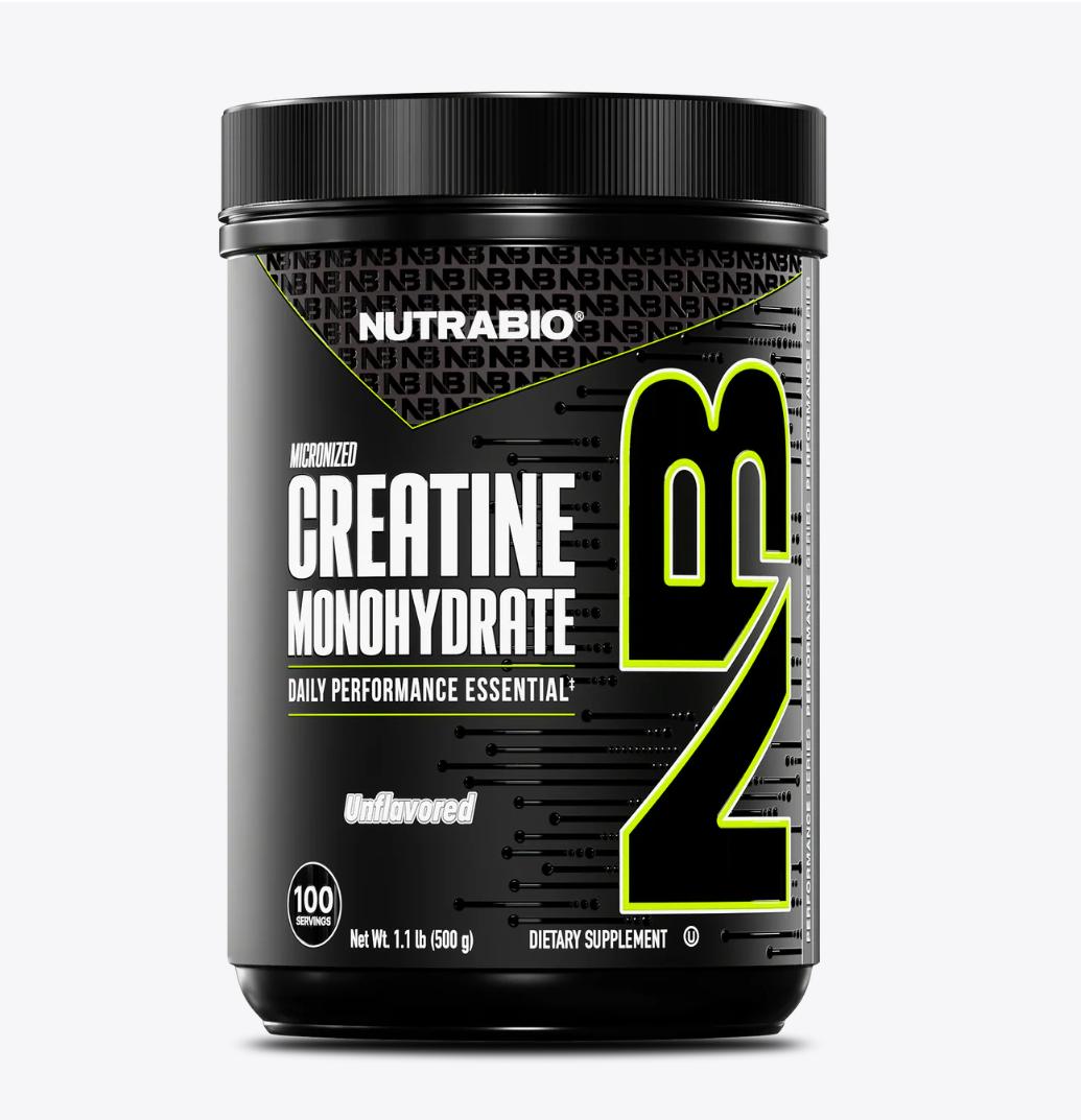 NutraBio Creatine Monohydrate Powder-100 Servings-The Supplement Stop