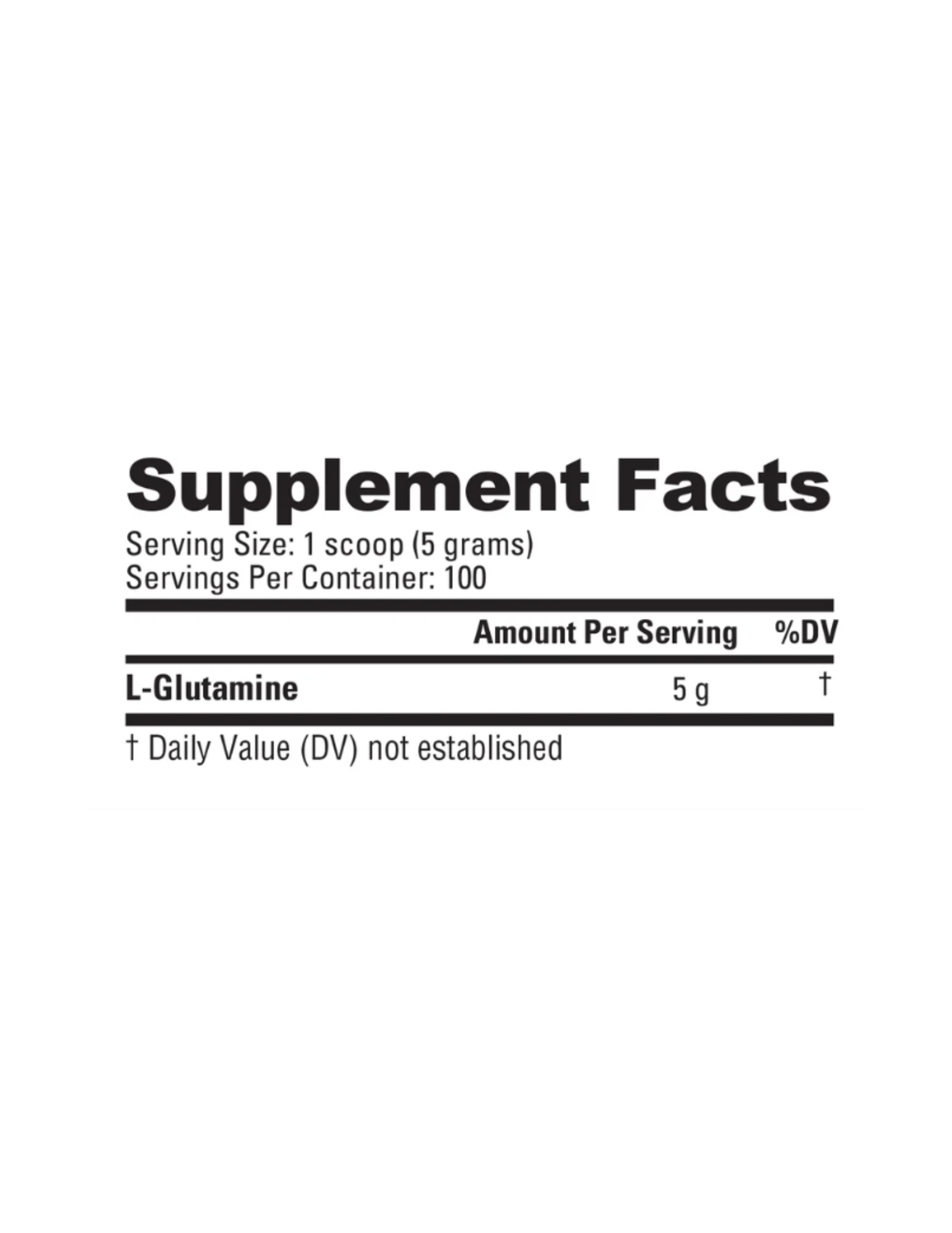 NutraBio Glutamine-The Supplement Stop