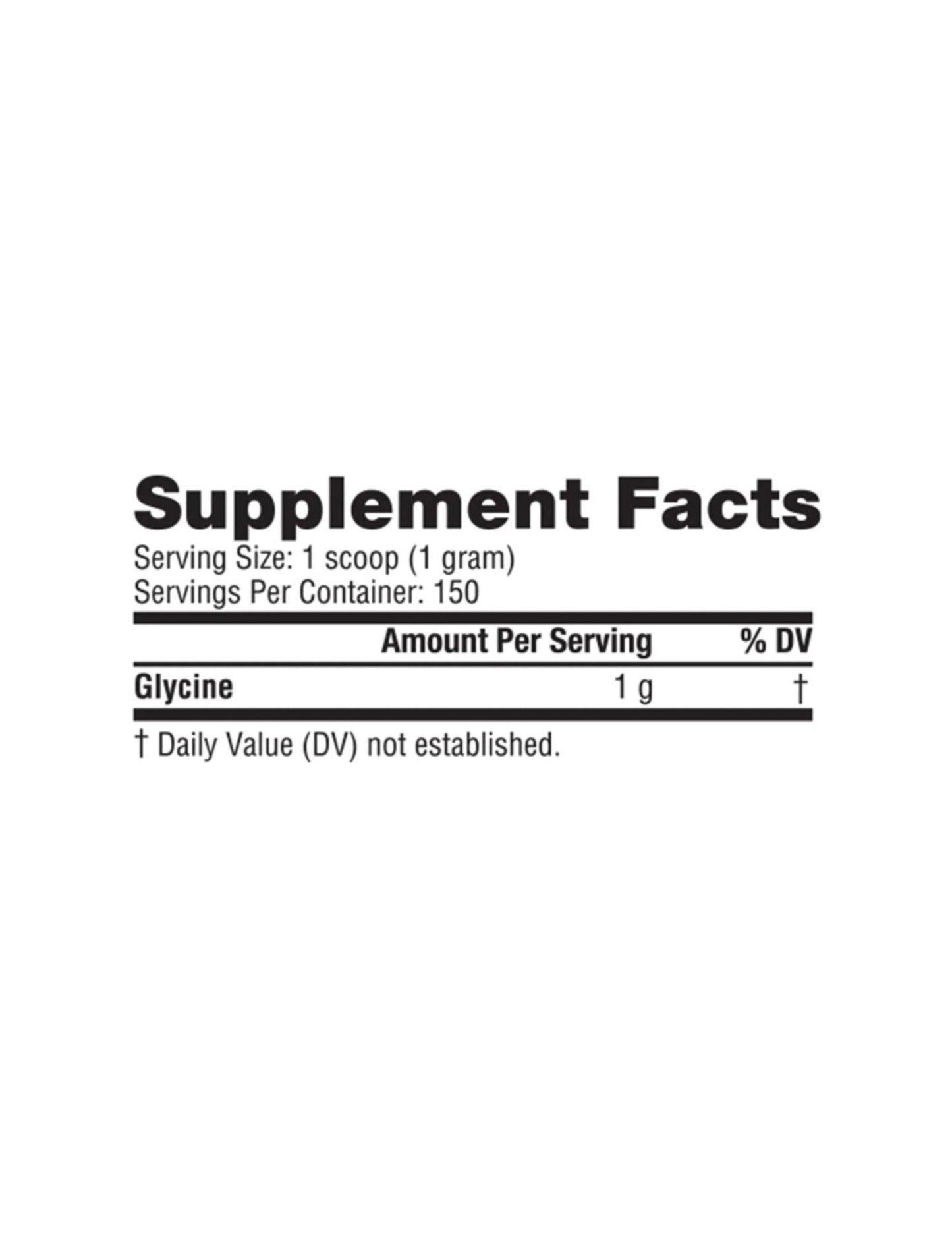 NutraBio Glycine Powder-The Supplement Stop