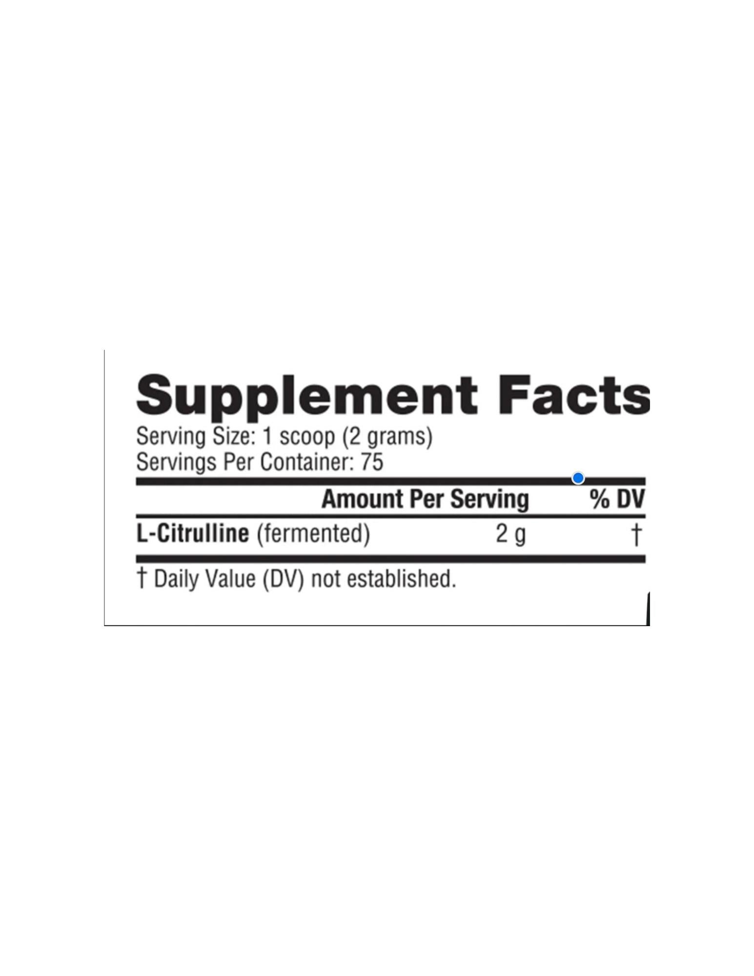 NutraBio L-Citrulline Powder-The Supplement Stop