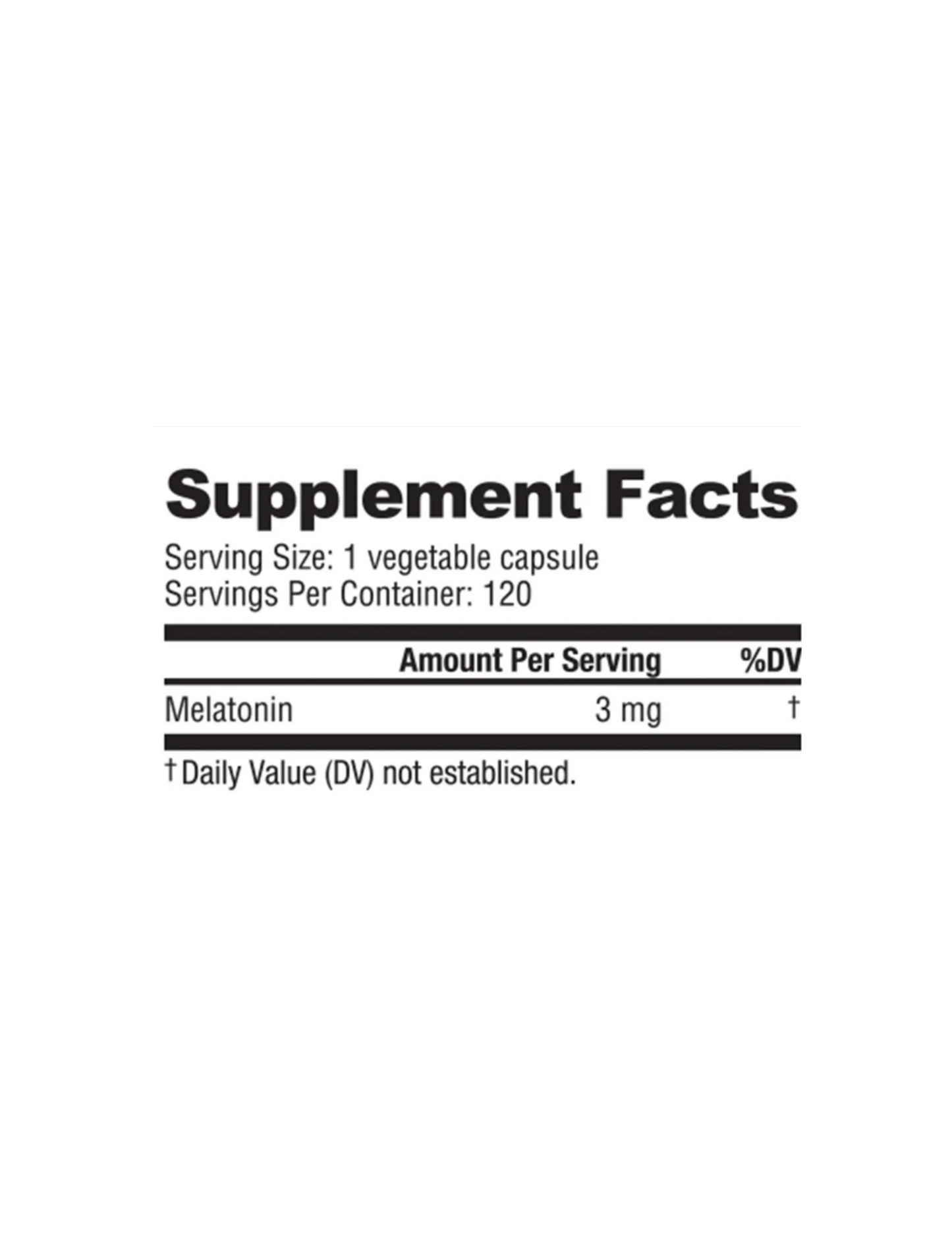 NutraBio Melatonin 3 mg-The Supplement Stop