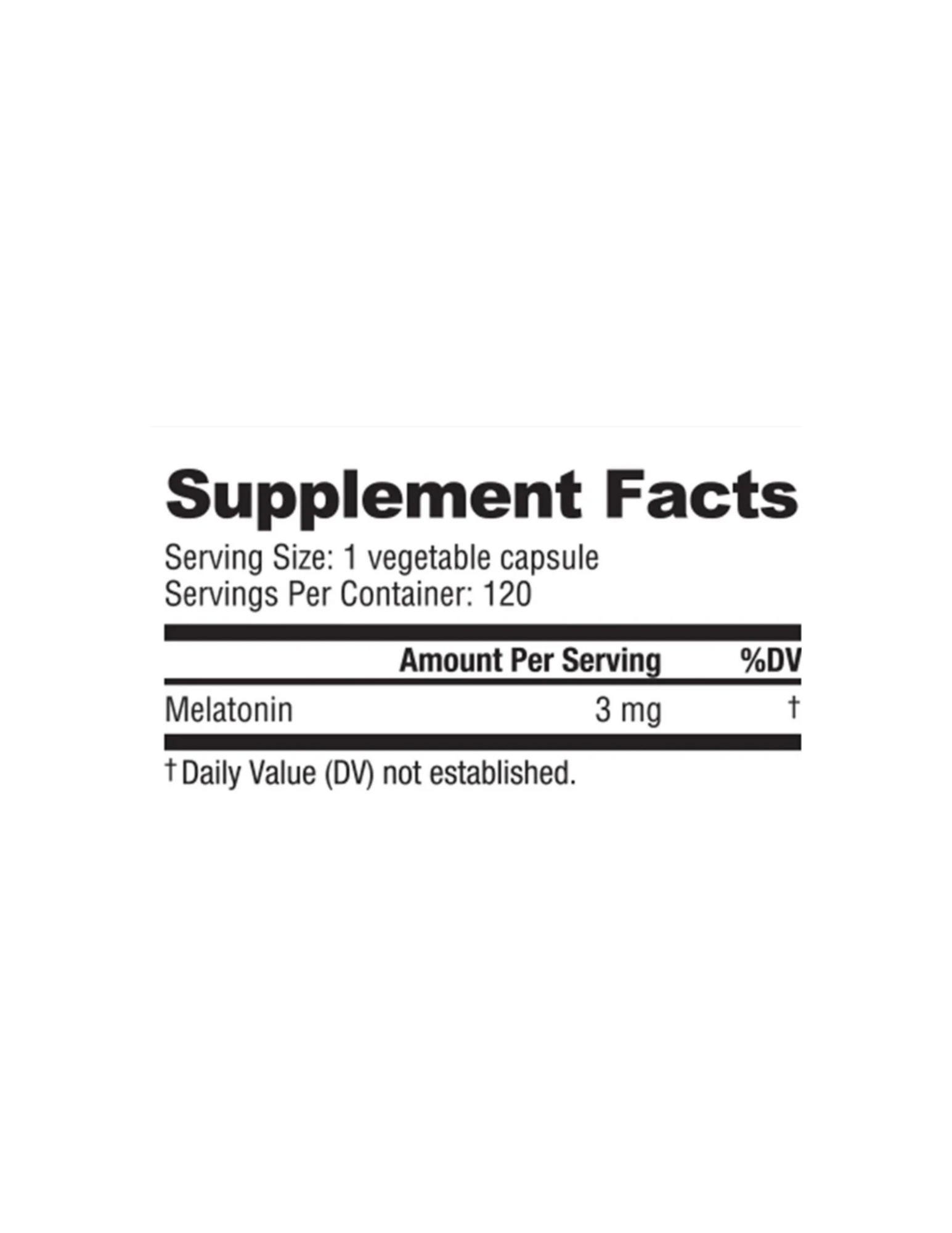 NutraBio Melatonin 3 mg-The Supplement Stop