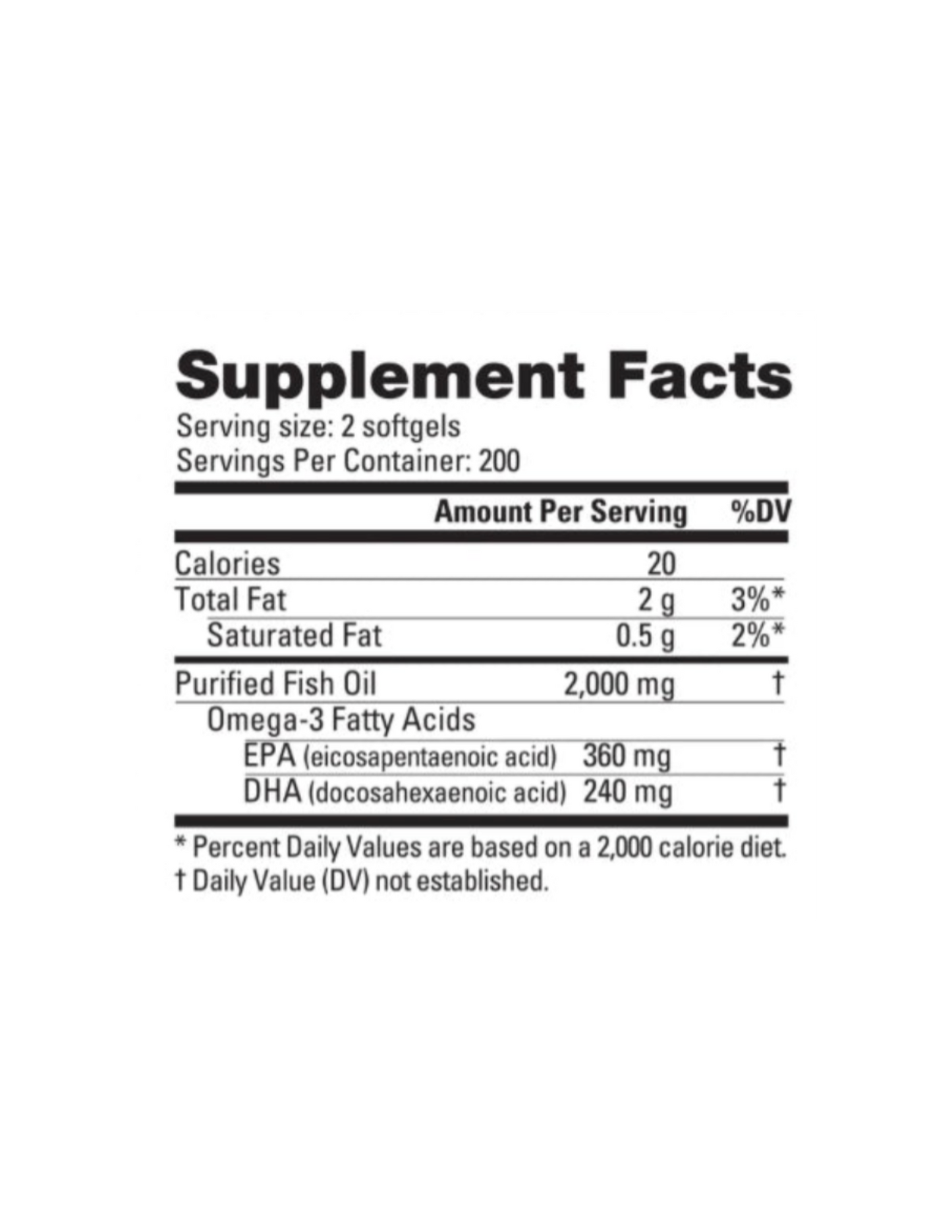 NutraBio Omega 3 Fish Oil 400 Softgels-The Supplement Stop