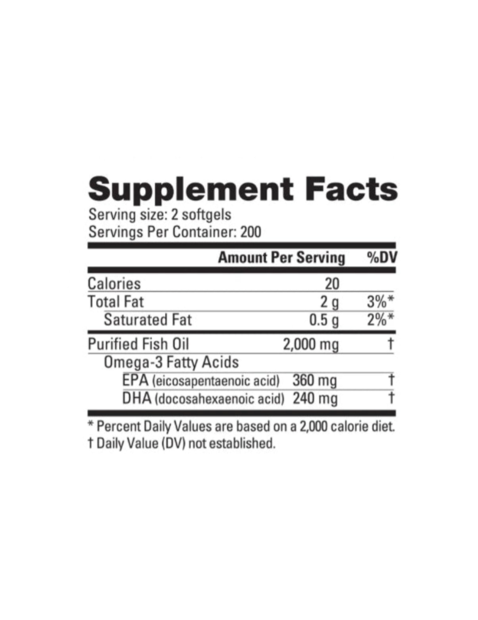 NutraBio Omega 3 Fish Oil 400 Softgels-The Supplement Stop