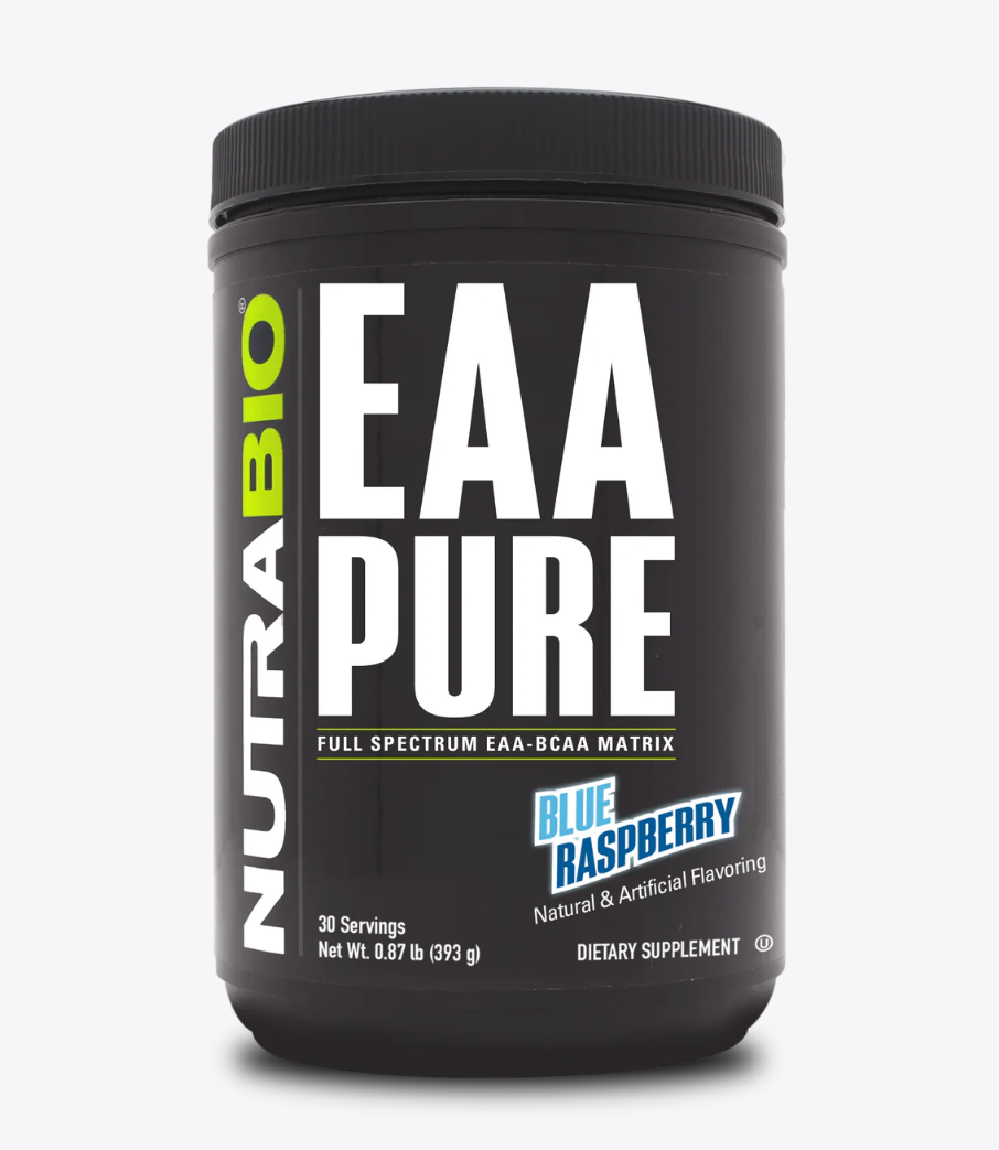 NutraBio Pure EAA-Blue Raspberry-The Supplement Stop