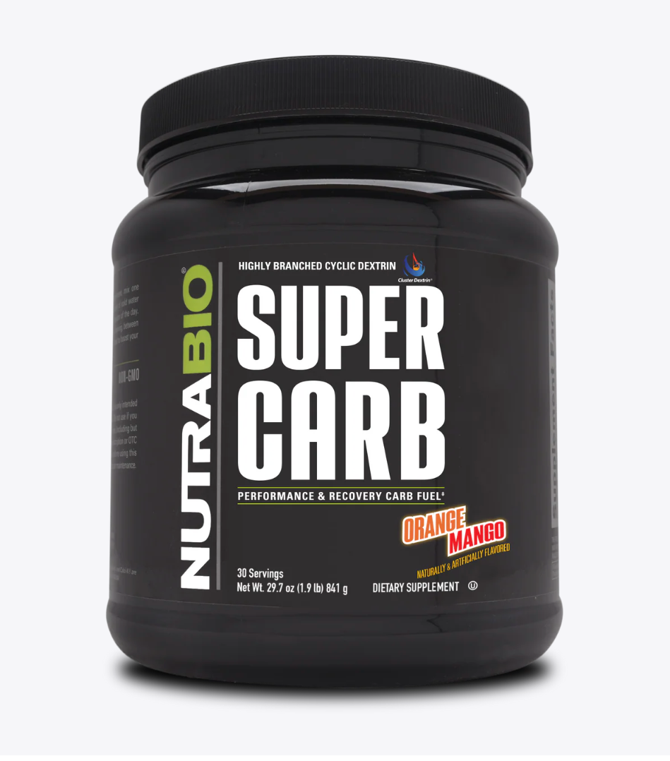 NutraBio Super Carb-Orange Mango-The Supplement Stop