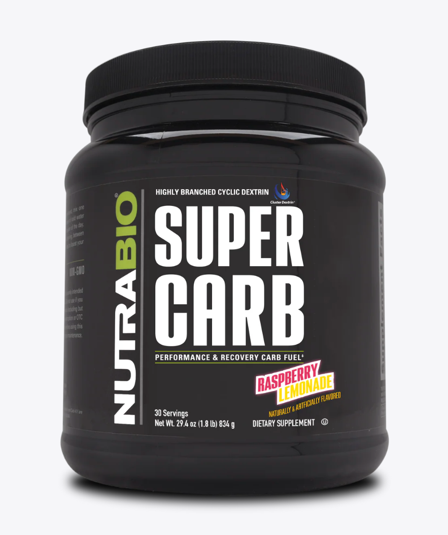 NutraBio Super Carb-Raspberry Lemonade-The Supplement Stop