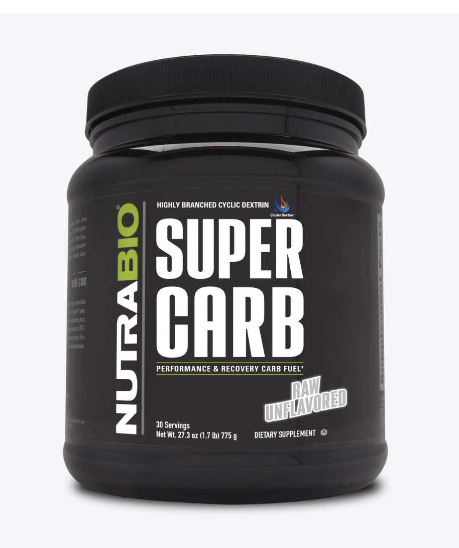 NutraBio Super Carb-Unflavored-The Supplement Stop