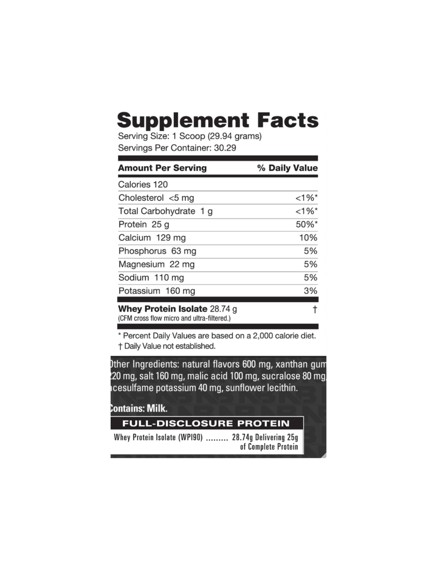 NutraBio Whey Protein Isolate 5 LB-The Supplement Stop