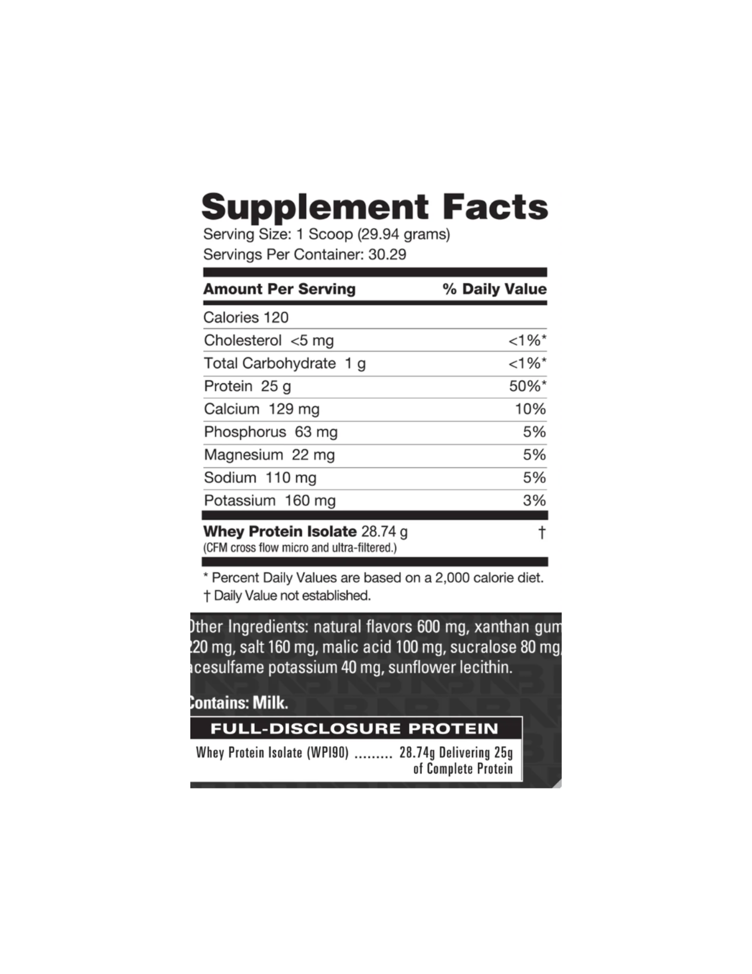 NutraBio Whey Protein Isolate Powder 2LB-The Supplement Stop