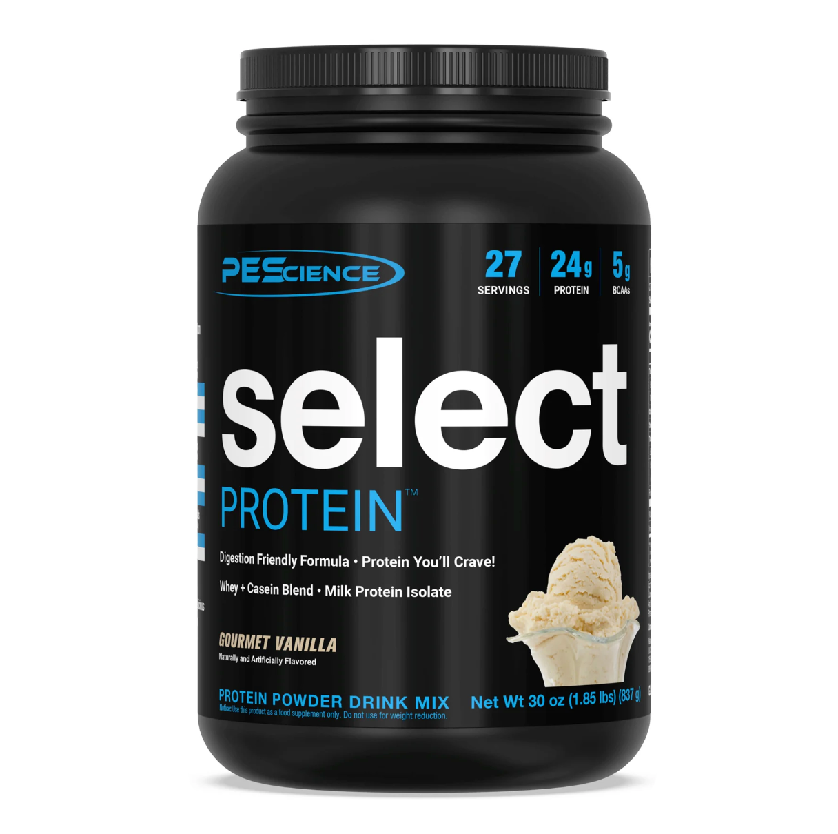 PEScience Select Protein Powder 2LB-Gourmet Vanilla-The Supplement Stop
