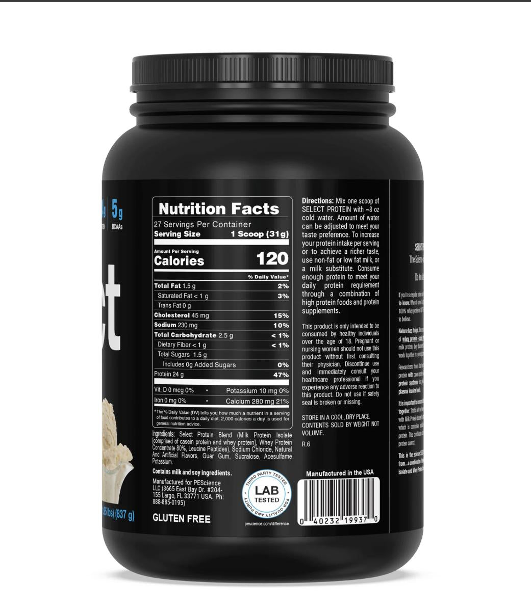 PEScience Select Protein Powder 2LB-The Supplement Stop