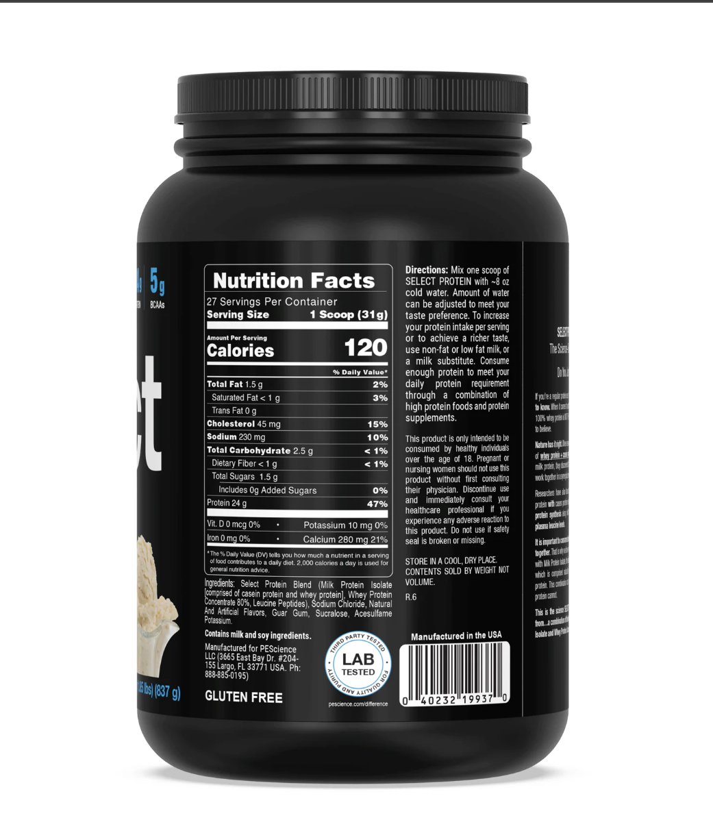 PEScience Select Protein Powder 2LB-The Supplement Stop
