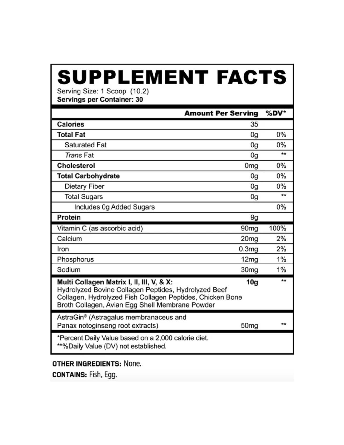 PANDA SUPPS Multi Collagen Peptides-The Supplement Stop