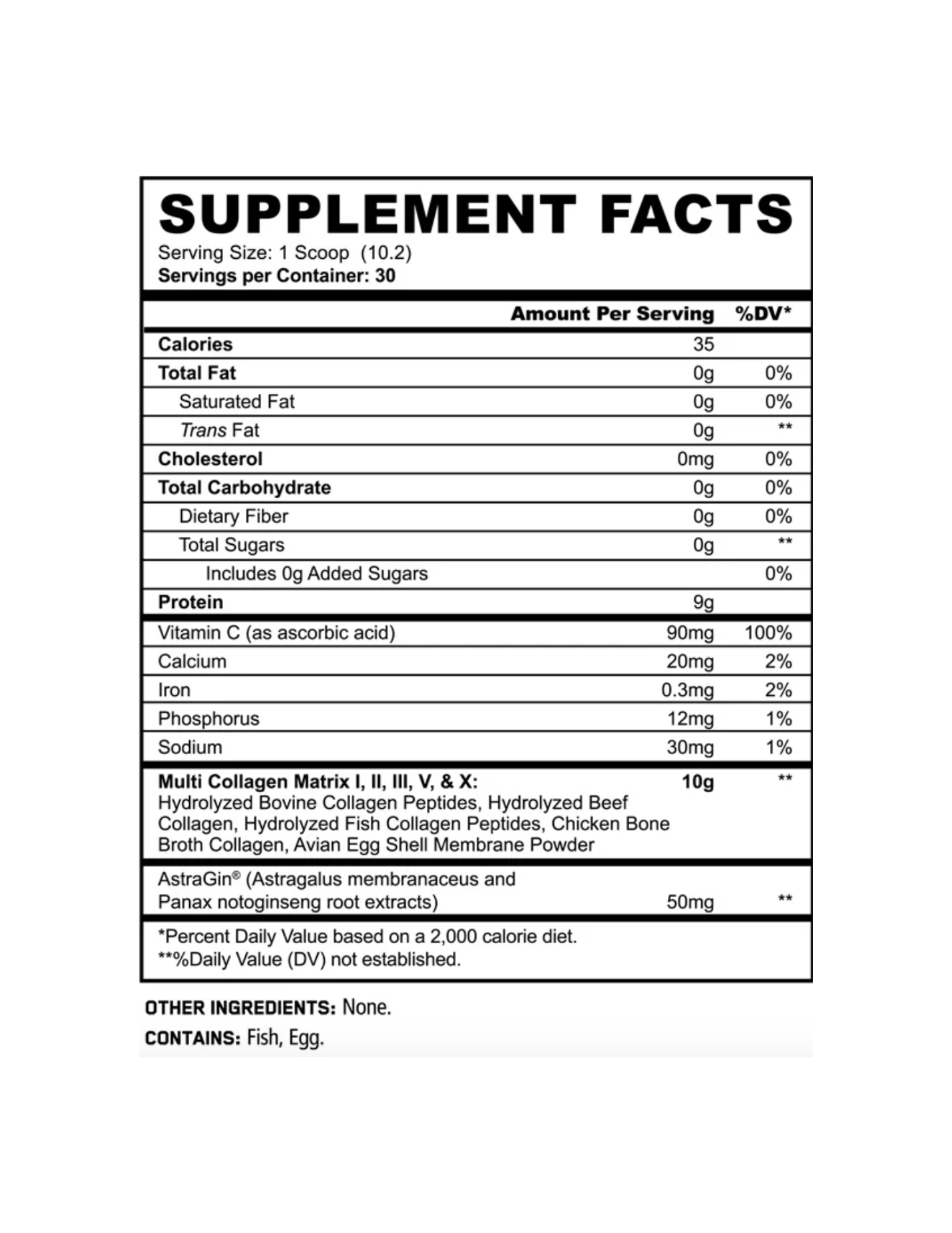 PANDA SUPPS Multi Collagen Peptides-The Supplement Stop