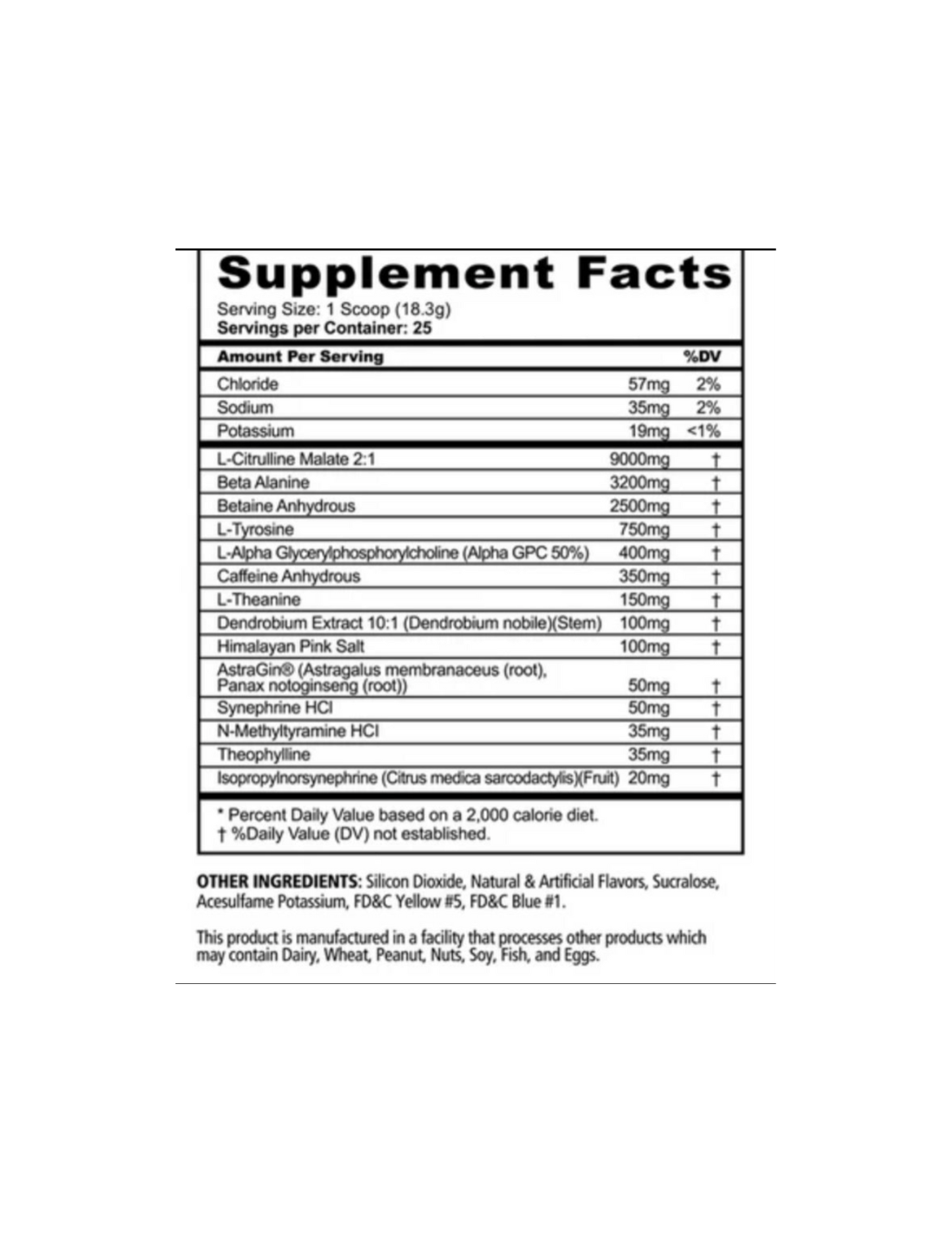 PANDA SUPPS Pandamic Preworkout-The Supplement Stop