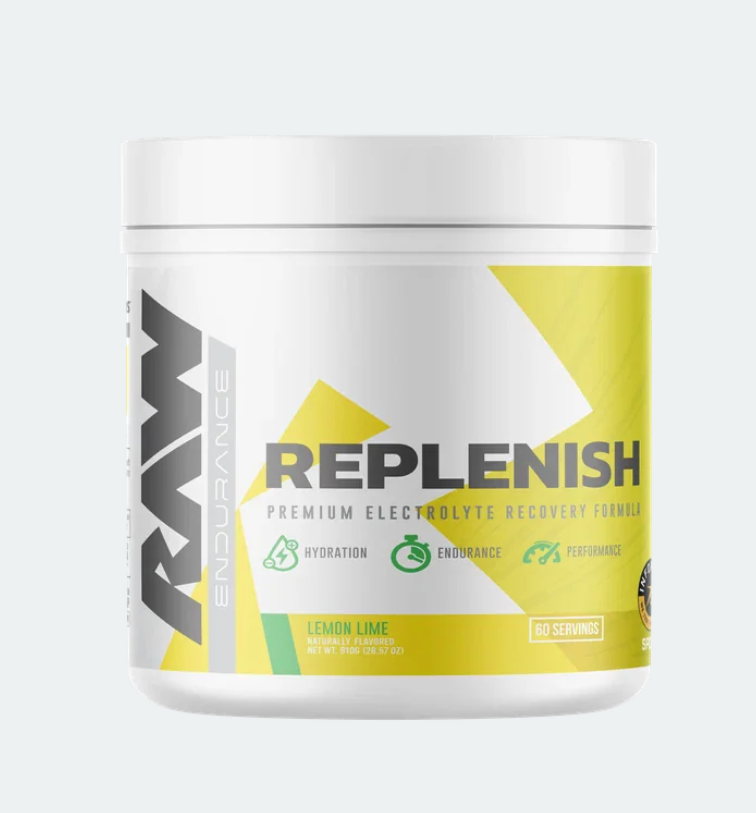 Raw Nutrition Replenish Electrolyte Recovery Formula-Lemon Lime-The Supplement Stop