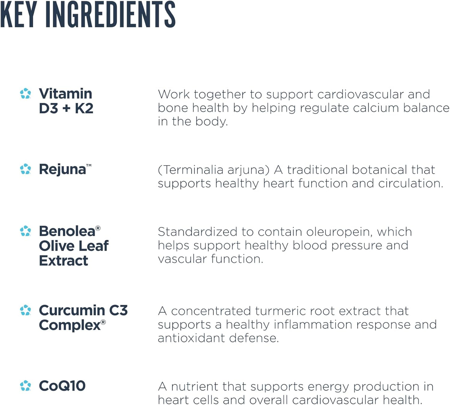 Revive Heart Health Key Ingredients-The Supplement Stop