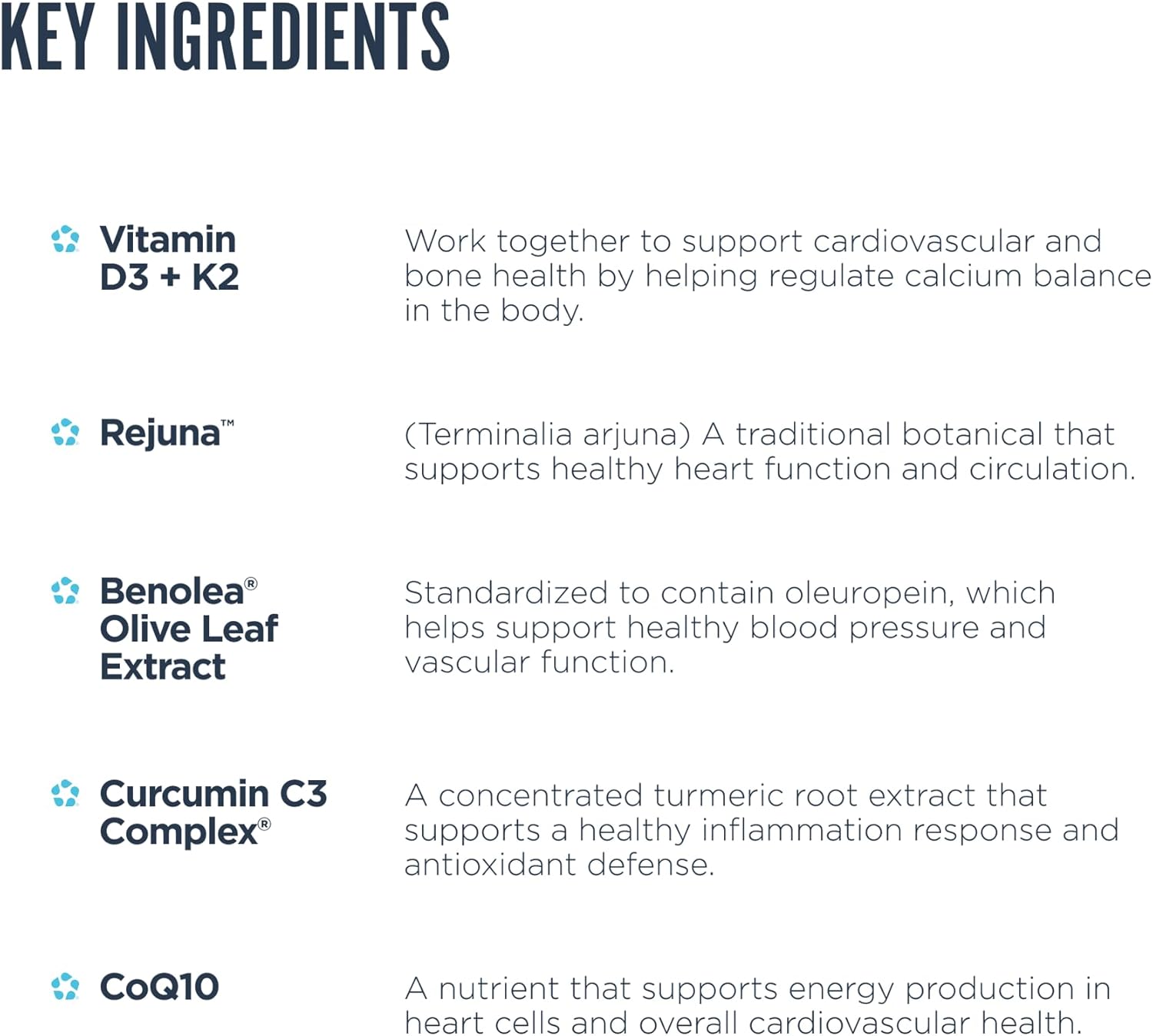 Revive Heart Health Key Ingredients-The Supplement Stop