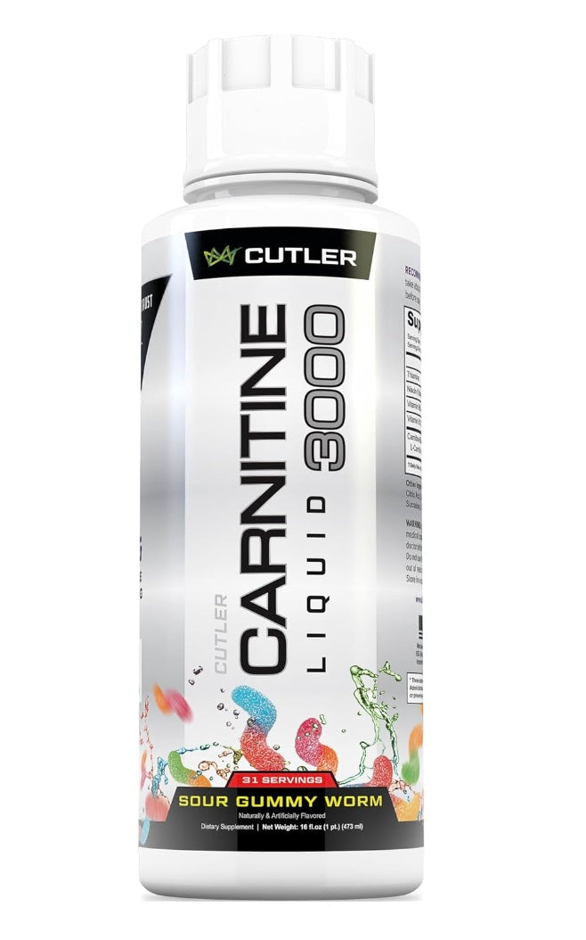 Cutler Nutrition Liquid L-Carnitine 3000: Metabolism & Energy Support