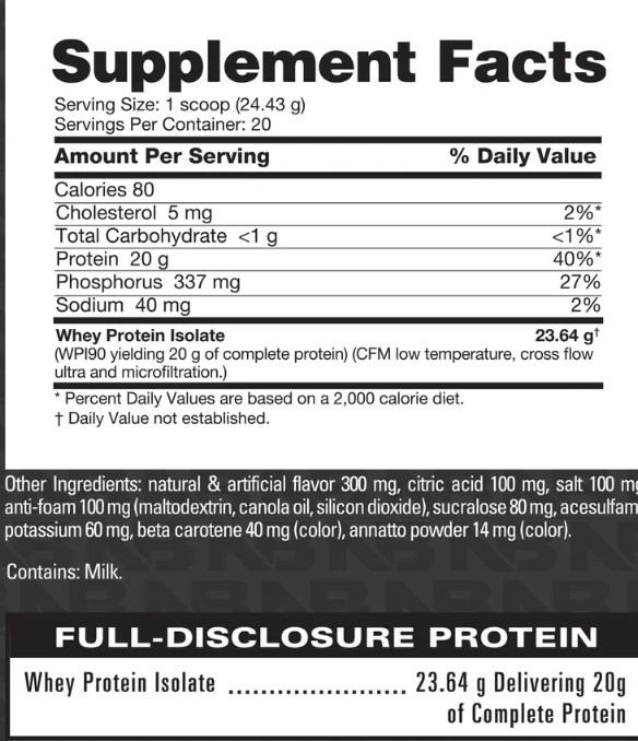 NutraBio Clear Whey Isolate