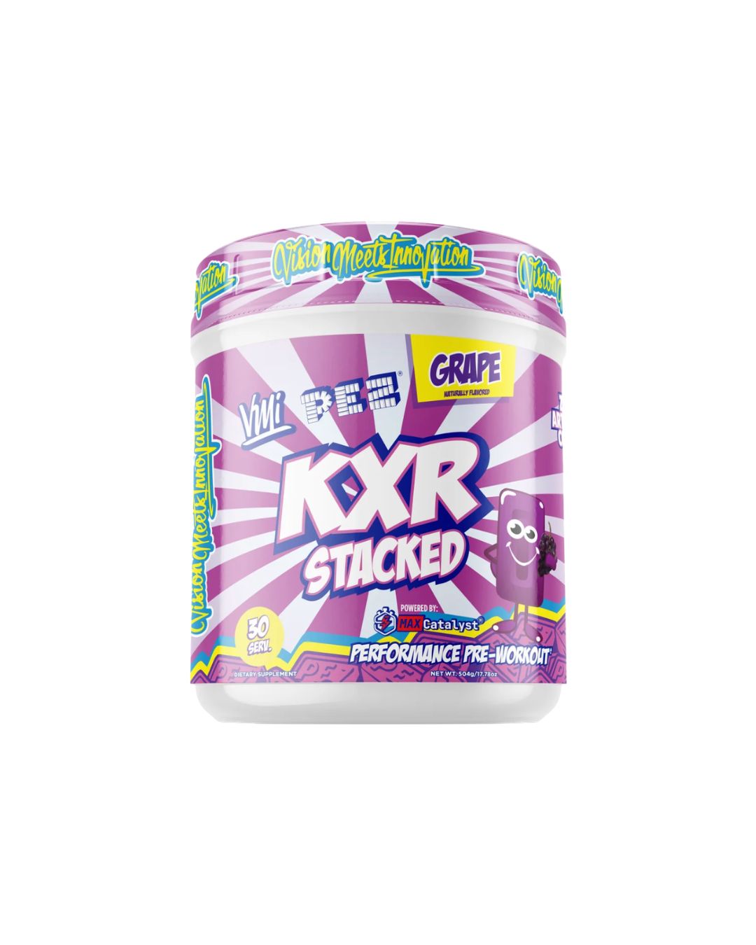 VMI Sports KXR Stacked Preworkout PEZ Grape Flavor-The Supplement Stop
