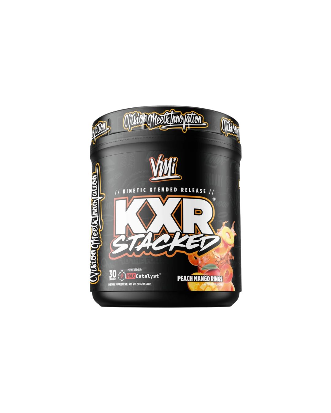 VMI Sports KXR Stacked Preworkout Peach Mango Rings Flavor-The Supplement Stop