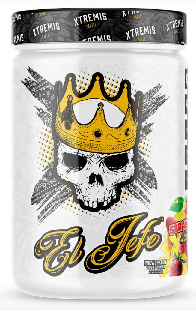 Xtremis Cartel El Jefe Preworkout Strawberry Lemonade Flavor-The Supplement Stop