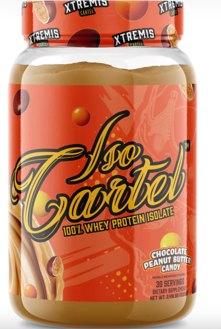 Xtremis Cartel Iso Cartel Whey Protein Isolate Chocolate Peanut Butter Candy Flavor-The Supplement Stop